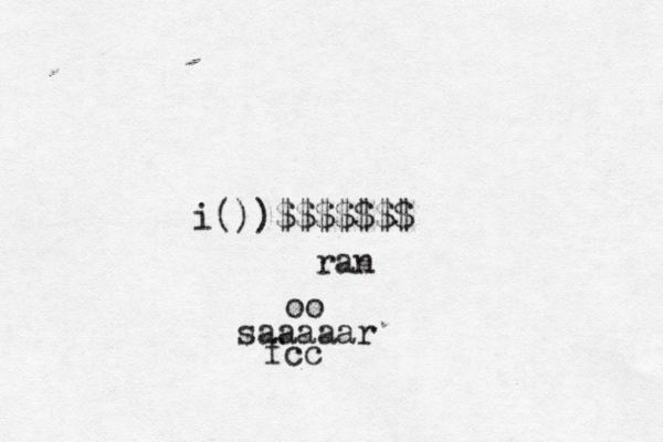 ran saaaaar fcc oo i())$$$$$$$