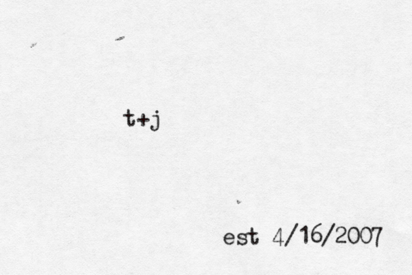 t+j est 4/16/2007 