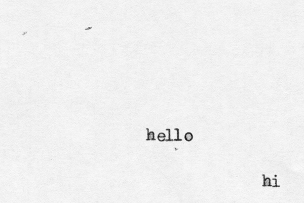 hello hi 