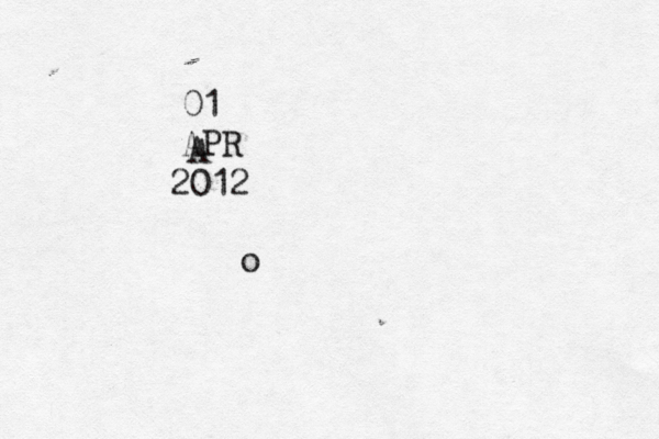 o 01 APR 2012 A