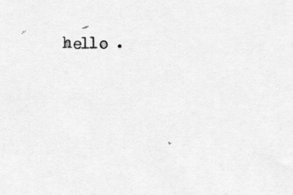 hello .