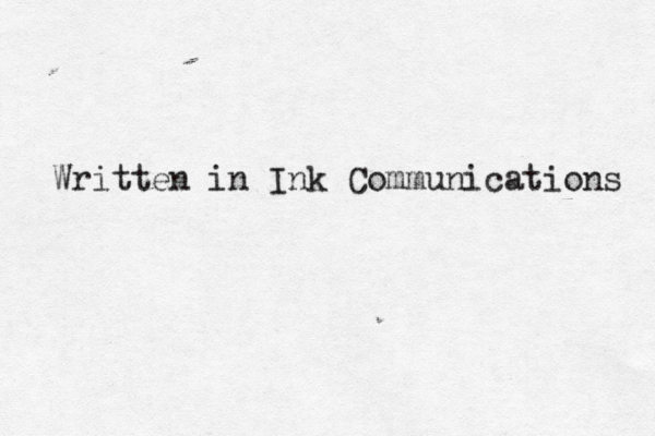 Written in Ink Communications 