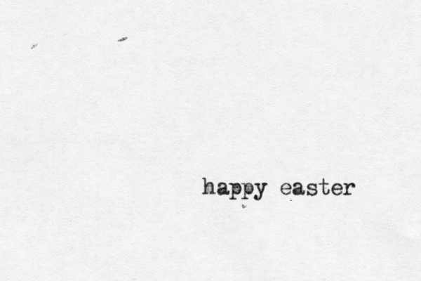 happy easter 