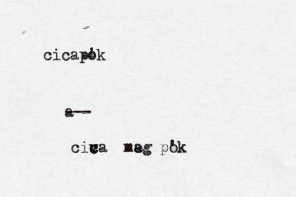 cicapok ' a --- civ c ca mag e pok ' 