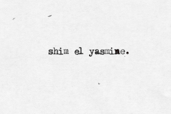 shim el yasmine. 