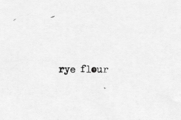 rye flour 