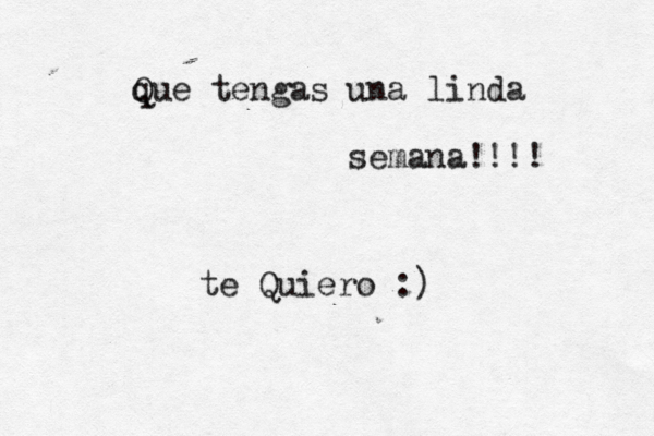 gordito, Como vas, que tal b tu tu conienzo de semana!! besos So o m m q Que tengas una linda semana!!!! te Quiero :)