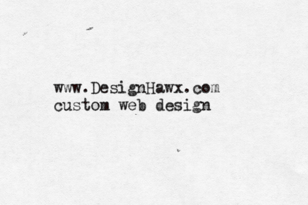 www.DesignHawx.com custom web design