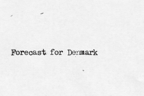 Forecast for Denmark