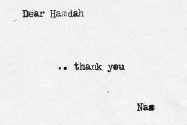 Dear Hamdah .. thank you Nas 