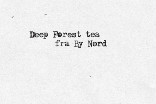 Deep Forest tea fra By Nord
