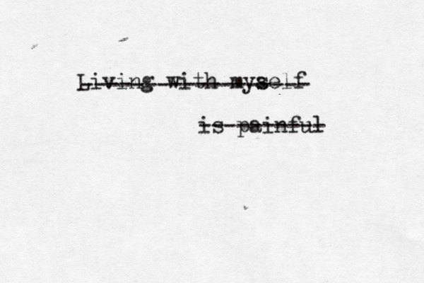 Living with myaelf s is painful ---------- ------------------ 