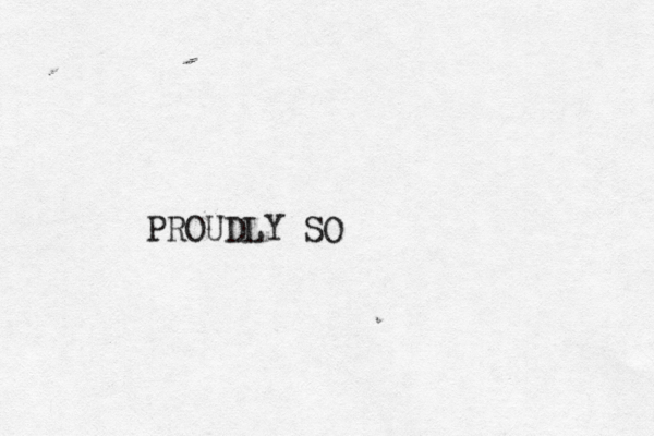 PROUDLY SO 