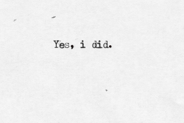 Yes, i did.
