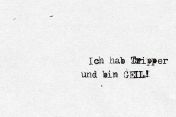 Ich hab Zripper T und bin GEIL! 