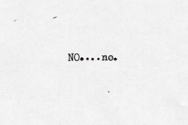 NO....no.