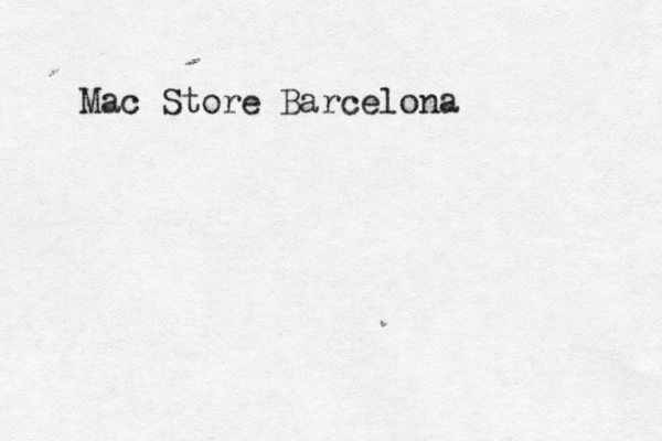 Mac Store Barcelona 