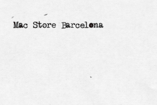 Mac Store Barcelona 