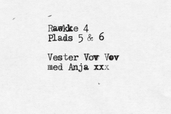 Raw ekke 4 Plads 5 & 6 Vester Vov Vov med Anja xxx