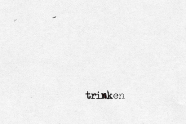 trinken 