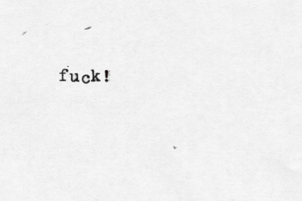 fuck! 