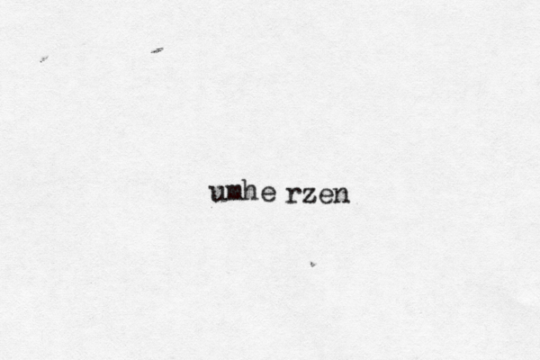 umhe rzen 