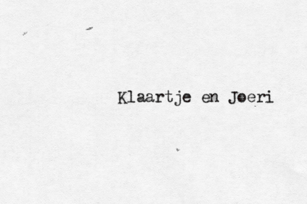 Klaartje en Joeri 
