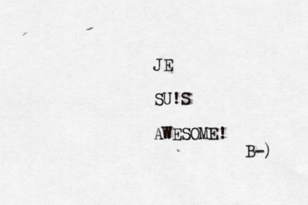 JE SU!S AWESOME! B-) 
