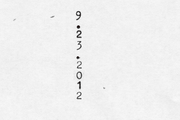 9 . 2 3 . 2 0 1 2