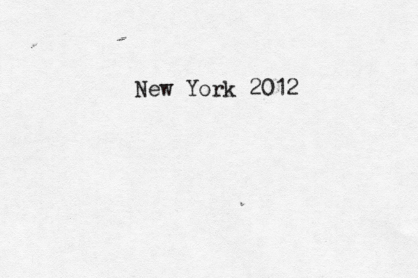 New York 2012