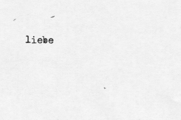 liebe