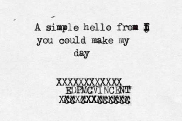 A simple hello from u f j lñ you could make my day XXXXXXXXXXXX EDPMCVINCENT XCC XXXCXXCCCCCC XXXXXXXXX 