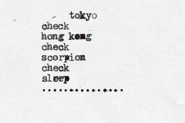 tokyo check hong komg check scorpion check slrr eep ............... 