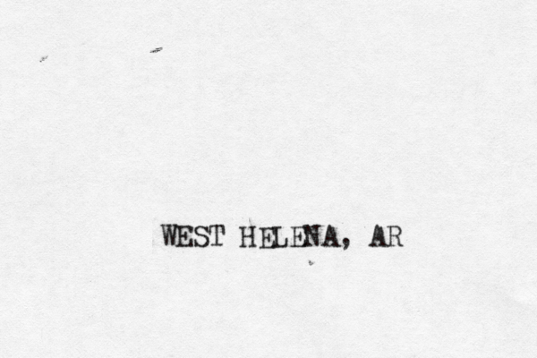 WEST HELENA, AR 