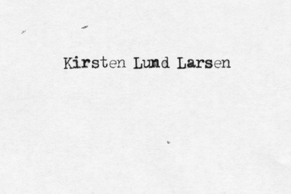 Kirsten Lund Larsen 