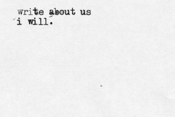 write about us i will.