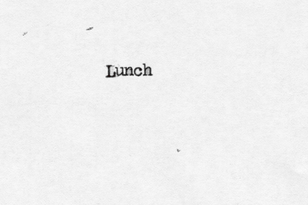 Lunch