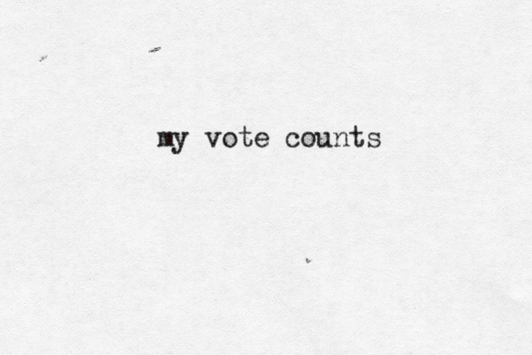 my vote counts