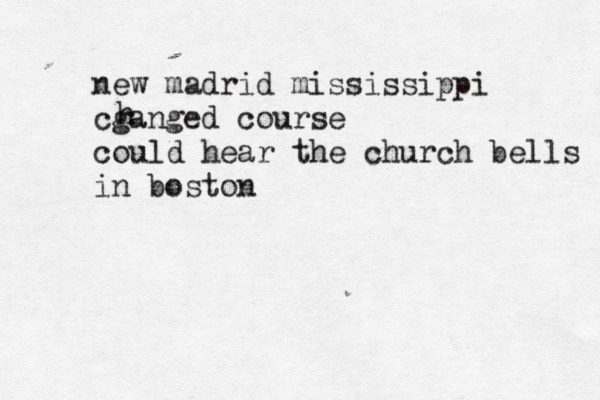 new madrid mississippi cganged course could hear the church bells in boston h 