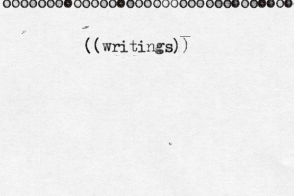 oooooooooooooooooooooooooooooooooo ((writings))