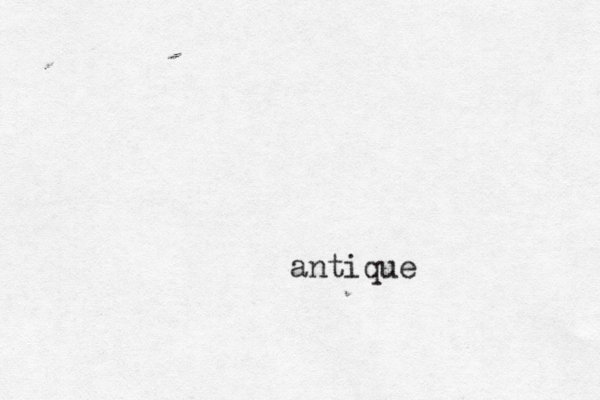antique 