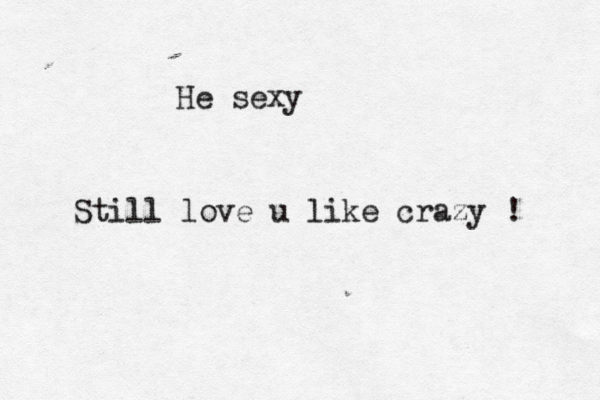He sexy Still love u like crazy ! 