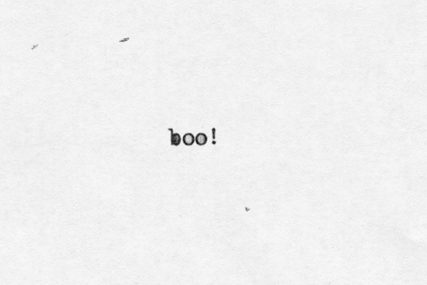 boo!