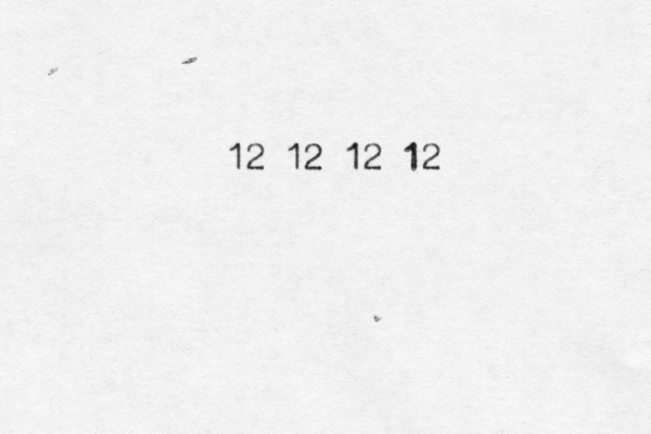 12 12 12 12