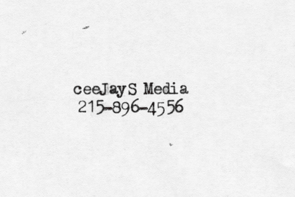 ceeJayS Media 215-896-4556