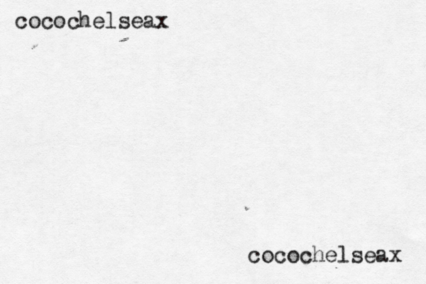 cocochelseax cocochelseax 