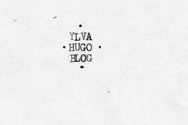 YLVA HUGO BLOG .... 