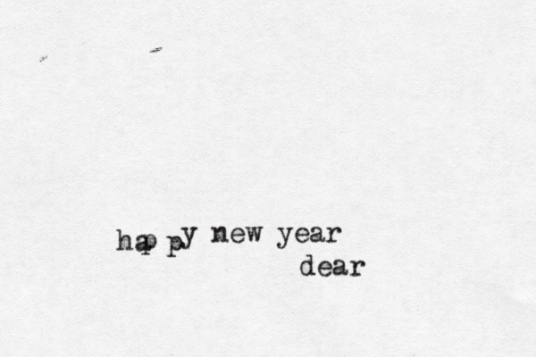 haüp ü p y new year dear 