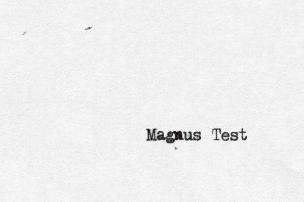 Magnus Test