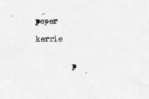 p peper kerrie